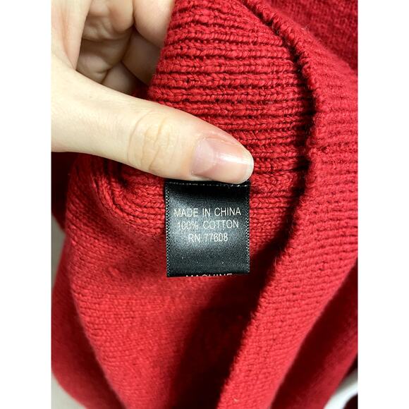 THE J PETERMAN CO NEW Merino Wool Crewneck Sweater in Marron Men's XL - Picture 8 of 11